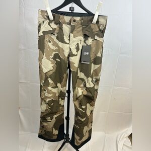 NWT Mountain Hardwear Firefall Pants Mens Size Medium Camo Snow Pants